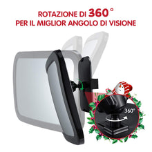 Carica l'immagine nel visualizzatore di Gallery, Specchietto Retrovisore Bambini, Specchio Auto Bambino, Nero - Ilgrandebazar