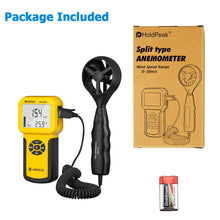 Carica l'immagine nel visualizzatore di Gallery, Anemometro Digitale Holdpeak 826A per Misuratore di Velocità / Temperatura... - Ilgrandebazar