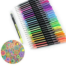 Carica l'immagine nel visualizzatore di Gallery, Ciaoed Set di 48 Penne Gel Glitter Multicolore Colorate Roller per... - Ilgrandebazar