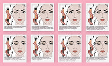 Carica l'immagine nel visualizzatore di Gallery, Pennelli per Trucco Occhi Professionali - Make Up Kit di 7 Oro Rosa - Ilgrandebazar