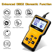 Carica l'immagine nel visualizzatore di Gallery, NWOUIIAY OBD2 Auto Diagnostica per Codici OBD II 20*14*4.4cm, Giallo e nero - Ilgrandebazar