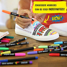 Carica l'immagine nel visualizzatore di Gallery, 20 Pennarelli per Tessili e Tessuto da Zenacolor - Non Multicolore - Ilgrandebazar