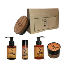 Carica l'immagine nel visualizzatore di Gallery, TRATTAMENTI PRODOTTI BARBA BEARD RENEE B. SHAMPOO, BALSAMO, OLIO CERA KIT /... - Ilgrandebazar