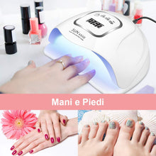 Carica l'immagine nel visualizzatore di Gallery, MOULEI 150W Lampada Unghie LED UV Professionale per Manicure/Pedicure,... - Ilgrandebazar