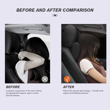 Carica l'immagine nel visualizzatore di Gallery, EASY EAGLE Cuscino Poggiatesta Auto in Tessuto Scamosciato e Schiuma di Nero - Ilgrandebazar