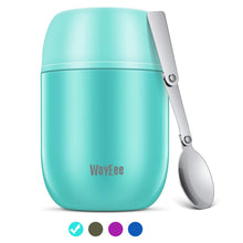 Carica l'immagine nel visualizzatore di Gallery, WayEee Contenitore Termico per Alimenti, Barattolo Alimenti 450ml, Blue - Ilgrandebazar