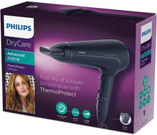 Carica l'immagine nel visualizzatore di Gallery, Philips HP8230/00 ThermoProtect Asciugacapelli, 2100 W, Nero