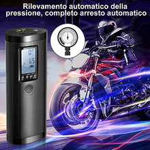 Carica l'immagine nel visualizzatore di Gallery, Vastar Compressore Portatile, Aria con LCD Display, Banca di Nero - Ilgrandebazar