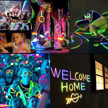 Carica l'immagine nel visualizzatore di Gallery, Vicloon Luminose per Party, 100 Pezzi Braccialetti Luminosi con Glow2
