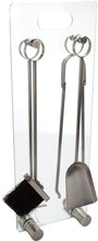 Carica l'immagine nel visualizzatore di Gallery, Valiant - Set da camino di alta qualità in vetro, 4 25 x 13 x 68 cm, Silver - Ilgrandebazar