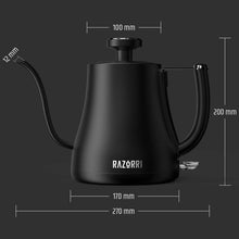 Carica l'immagine nel visualizzatore di Gallery, Bollitore Razorri RCKM1KA in acciaio inossidabile | per caffè Nero - Ilgrandebazar