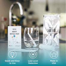 Carica l'immagine nel visualizzatore di Gallery, Piombo, ferro, rame e mercurio - Kit per test dell'acqua domestica dei...
