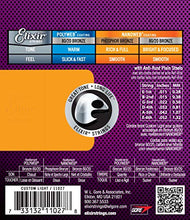 Carica l'immagine nel visualizzatore di Gallery, Elixir 11027 Muta Composta da 6 Corde per Chitarra Acustica, 0.011 - 0.052 - Ilgrandebazar