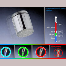 Carica l'immagine nel visualizzatore di Gallery, 2 pezzi Acqua rubinetto LED colorato con 3 colori che cambiano Termica,... - Ilgrandebazar