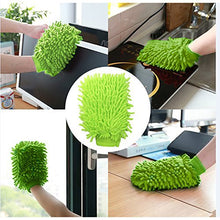 Carica l'immagine nel visualizzatore di Gallery, YuCool 4 pezzi in microfibra auto pulizia guanti da bagno con 2 asciugamani,... - Ilgrandebazar