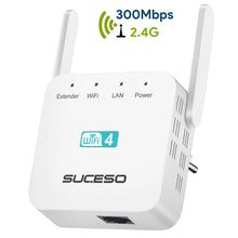 Carica l'immagine nel visualizzatore di Gallery, SUCESO Ripetitore Wifi Wireless WiFi Extender 300Mbps/2.4GHz,... - Ilgrandebazar