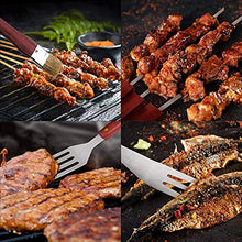 Carica l'immagine nel visualizzatore di Gallery, Fixkit Set di Utensili Barbecue 18 Pezzi Completo Attrezzi BBQ in 18