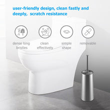 Carica l'immagine nel visualizzatore di Gallery, Homemaxs Scopino Bagno e Portascopino WC, per WC in Medium, Silver - Ilgrandebazar