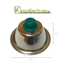 Carica l'immagine nel visualizzatore di Gallery, Kerafactum Burger Cloche Copertura per Hamburger Cheeseburger Steak argento - Ilgrandebazar