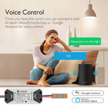 Carica l'immagine nel visualizzatore di Gallery, eMylo Smart WiFi Interruttore luce relè 2 pacchi, Grigio - Ilgrandebazar