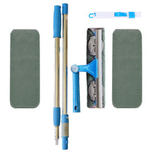 Carica l'immagine nel visualizzatore di Gallery, IKU Kit Lavavetri Telescopico 3-in-1 (145cm) con Testa Tergivetri 145 CM, Blu - Ilgrandebazar