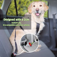 Carica l'immagine nel visualizzatore di Gallery, Omorc - Guinzaglio di sicurezza regolabile per cani, per auto, in nylon robusto, lunghezza di 49-71 cm