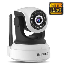 Carica l'immagine nel visualizzatore di Gallery, LEMNOI SP017 Telecamera di Sorveglianza Wireless1080P HD IP Bianca/nera - Ilgrandebazar