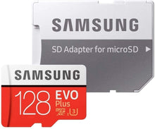 Carica l'immagine nel visualizzatore di Gallery, Samsung MB-MC128HA/EU - Scheda di memoria MicroSD EVO Plus 128 GB Con adattatore SD per MicroSD