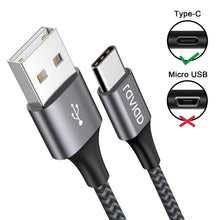 Carica l'immagine nel visualizzatore di Gallery, Cavo USB Tipo C, RAVIAD [2Pezzi, 2m] Nylon C di Ricarica Rapida e... - Ilgrandebazar