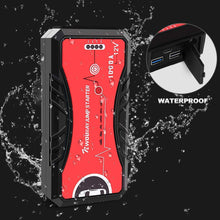 Carica l'immagine nel visualizzatore di Gallery, NWOUIIAY Avviatore di Emergenza Impermeabile 170 * 85 * 35mm, Nero e rosso - Ilgrandebazar