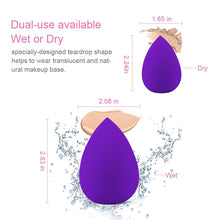 Carica l'immagine nel visualizzatore di Gallery, Spugna Trucco, O'Vinna 5 pcs Beauty Sponge + 2 Supporto di Spugnette for... - Ilgrandebazar