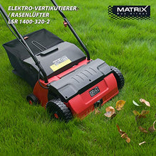 Carica l'immagine nel visualizzatore di Gallery, Matrix 310400065 Scarificatore arieggiatore per Prato, 1400 Watt, Larghezza... - Ilgrandebazar