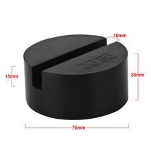 Carica l'immagine nel visualizzatore di Gallery, DEDC Tampone in Gomma per Cric Sollevatore Auto Ponte con 1 pz, Nero - Ilgrandebazar