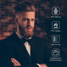 Carica l'immagine nel visualizzatore di Gallery, Piastra Barba Uomo, BHY Riscaldamento Veloce Pettine 20W... - Ilgrandebazar
