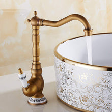 Carica l'immagine nel visualizzatore di Gallery, Miscelatore Rubinetto Antico Monocomando per Lavabo Alto da Ottone - Ilgrandebazar