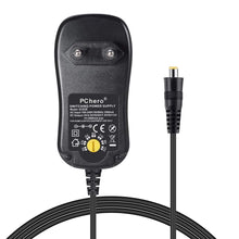 Carica l'immagine nel visualizzatore di Gallery, PChero 24W Alimentatore Universale con 8 Spine CC per 3V-12V Elettronica nero - Ilgrandebazar