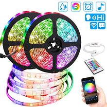 Carica l'immagine nel visualizzatore di Gallery, FISHOAKY WIFI Striscia LED, 10M RGB LED Strip Alexa 10m
