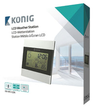 Carica l'immagine nel visualizzatore di Gallery, Konig Knws102N LCD Stazione Meteo Silver - Ilgrandebazar