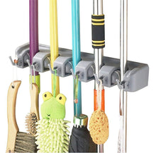 Carica l'immagine nel visualizzatore di Gallery, Home-Neat Portascope e Portaspazzole Muro Montato, per Garage, Cucina,... - Ilgrandebazar
