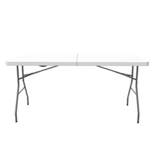 Carica l'immagine nel visualizzatore di Gallery, Sotech - Tavolo Trasportabile, Portatile 152 x 71.5 cm, Bianco - Ilgrandebazar