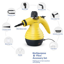 Carica l'immagine nel visualizzatore di Gallery, NUOVO ORIGINALE Pulitore Vapore, a Vapore Portatile Multiusi Giallo - Ilgrandebazar