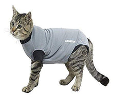 Carica l'immagine nel visualizzatore di Gallery, Buster Body Tuta Easygo per Gatti XXS, Grey/Black