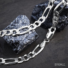 Carica l'immagine nel visualizzatore di Gallery, STERLL Uomo Collana Argento 925 Senza Pendente Sacchetto per Gioielli Regali