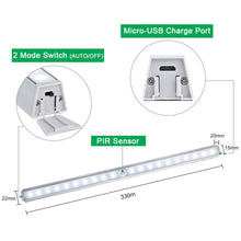 Carica l'immagine nel visualizzatore di Gallery, [Installabile in 2 Modi] LOFTer Luce Armadio 21, 20led Ricaricabile