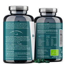Carica l'immagine nel visualizzatore di Gallery, Spirulina Biologica | 500 Compresse Bio da 500 mg Pure Senza Eccipienti | 15...