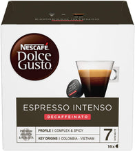 Carica l'immagine nel visualizzatore di Gallery, Nescafé Dolce Gusto Espresso Intenso Decaffeinato Caffè, 3 Confezioni da 16 Capsule (48 Capsule)