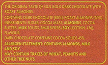 Carica l'immagine nel visualizzatore di Gallery, Cadbury Old Gold Roast Almond Dark Chocolate Bar