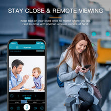 Carica l'immagine nel visualizzatore di Gallery, Apeman 1080P Telecamera Wi-Fi Interno ,Videocamera Sorveglianza XT-ID73-DE - Ilgrandebazar