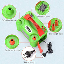Carica l'immagine nel visualizzatore di Gallery, Dr.meter Pompa Elettrica, Elettronica di Gonfiaggio Verde + Arancione - Ilgrandebazar