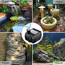 Carica l'immagine nel visualizzatore di Gallery, OMORC Pompa Acqua Acquario, d'Acqua Nessun Rumore, Piccola nero - Ilgrandebazar